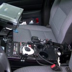 Inside a Patrol Car