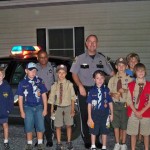 Sheriff and Copper with Local Scouts
