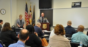 2011 12 09 CALEA MTG. - Sheriff Hofmann addresses the group (2)